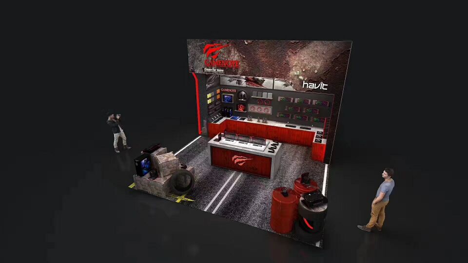 Design of Gamenote booth