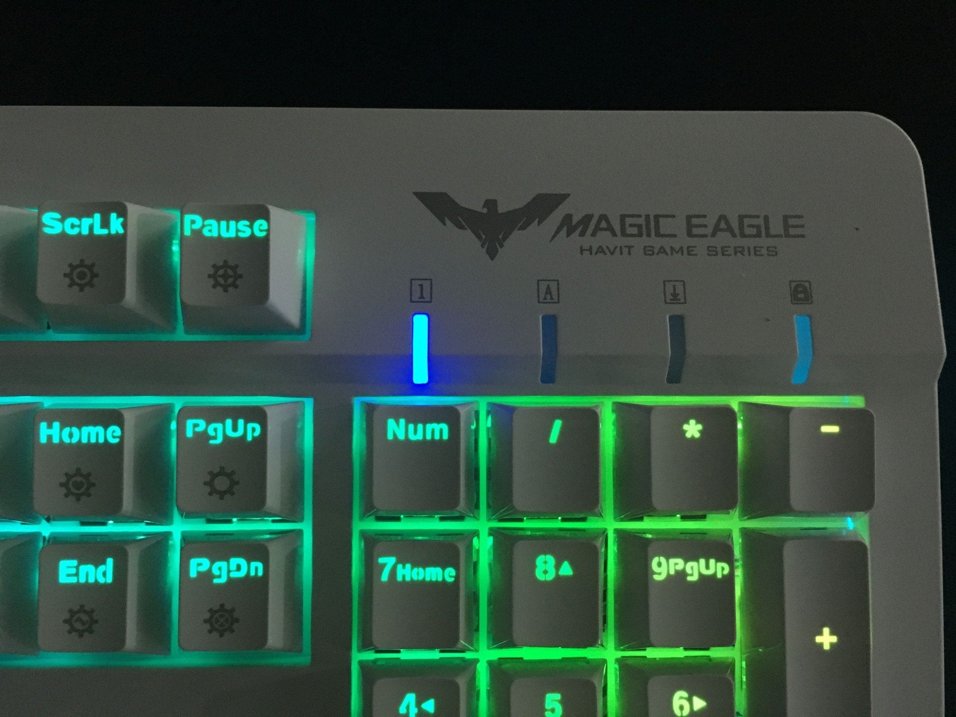 RGB backlit of HV-KB389L keyboard